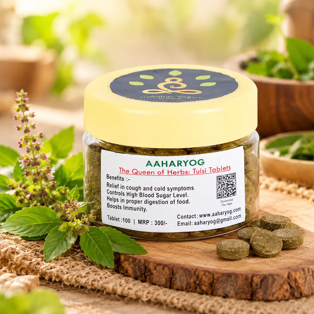 The Queen Of Herbs:Tulsi Tablets